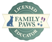 logo for Family Paws licensed parent educator